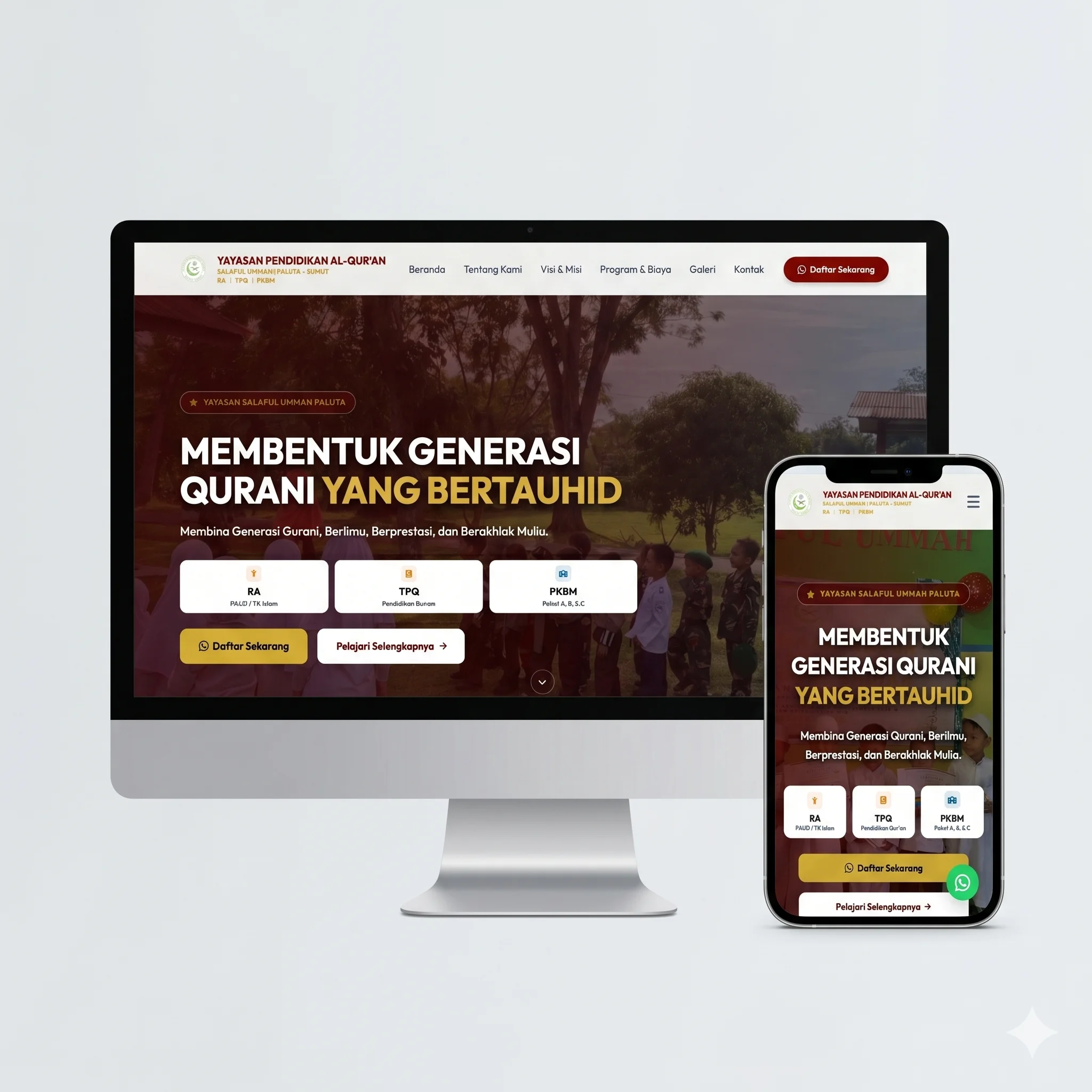 Landing Page Sekolah