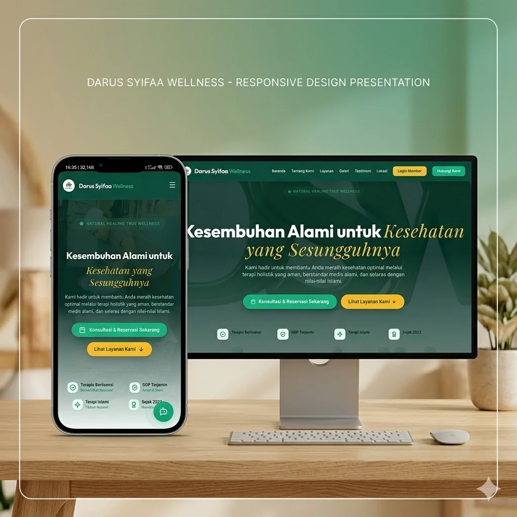 Landing Page Usaha Terapi